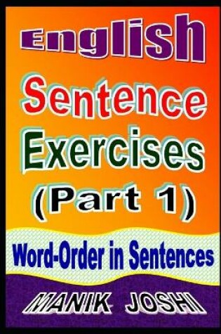 Cover of English Sentence Exercises (Part 1)