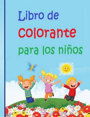 Book cover for Libro de colorante para los ninos