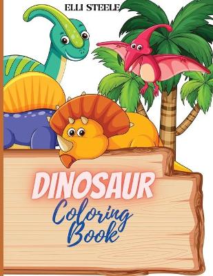 Book cover for Dinosaur Coloring Book