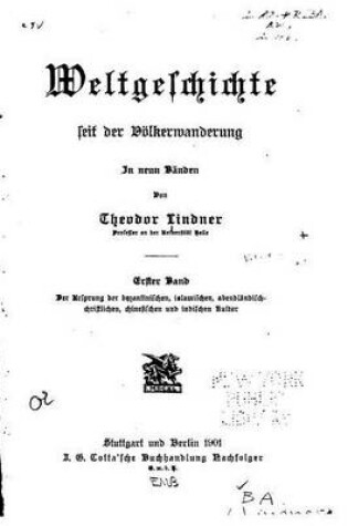 Cover of Weltgeschichte seit der voelkerwanderung