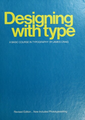 Book cover for Designing with Type