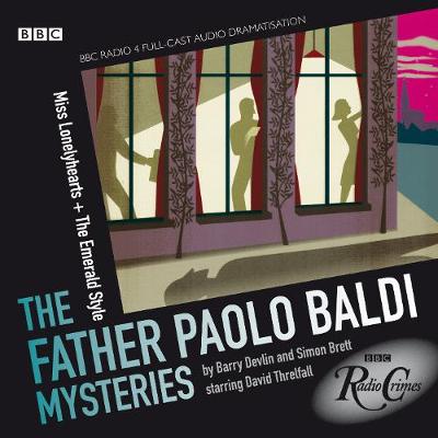 Book cover for Father Paolo Baldi Mysteries: Miss Lonelyhearts & The Emerald Style