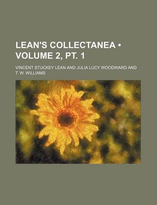 Book cover for Lean's Collectanea (Volume 2,