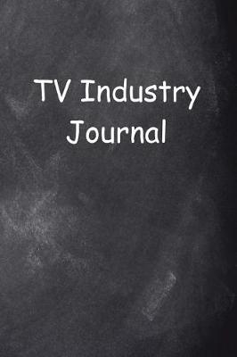 Book cover for TV Industry Journal Chalkboard Design