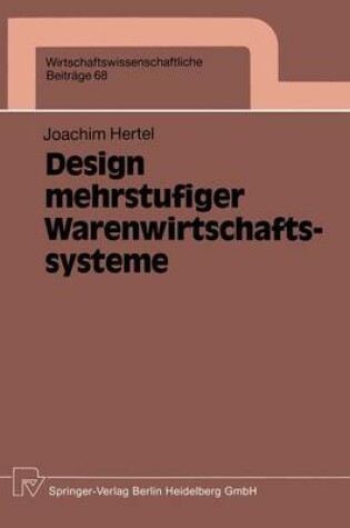 Cover of Design Mehrstufiger Warenwirtschaftssysteme