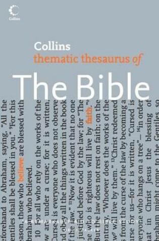 Cover of Collins Thematic Thesaurus Of The Bible Volume 1