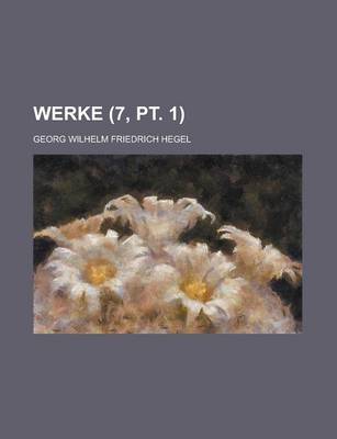 Book cover for Werke (7, PT. 1)