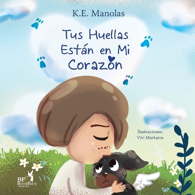 Book cover for Tus huellas están en mi corazón