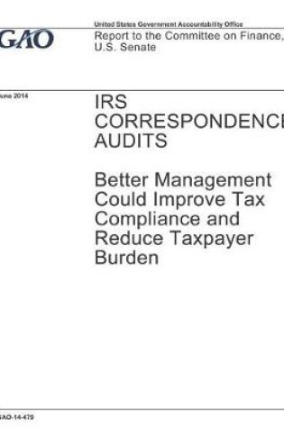 Cover of IRS Correspondence Audits