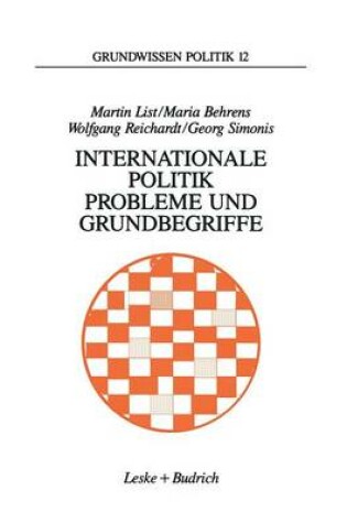 Cover of Internationale Politik. Probleme Und Grundbegriffe