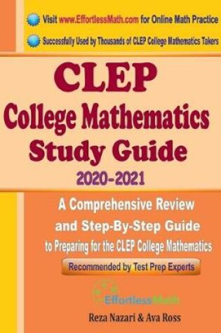 Cover of CLEP College Mathematics Study Guide 2020 - 2021
