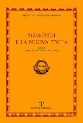 Book cover for Sismondi E la Nuova Italia