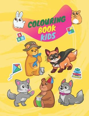 Book cover for Colouring book kids