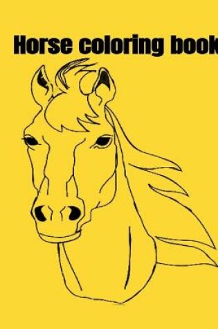 Cover of Horse coloring book