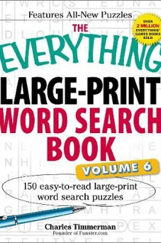 Cover of The Everything Large-Print Word Search Book, Volume VI