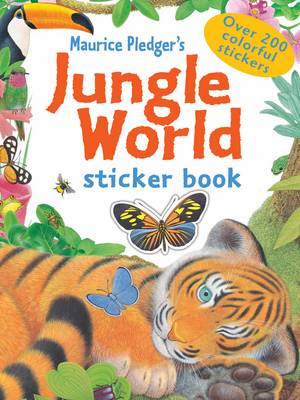 Book cover for Jungle World Sticker Book New Ed