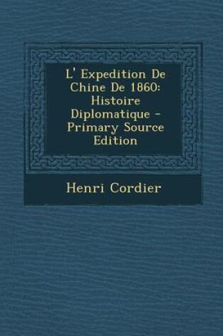 Cover of L' Expedition de Chine de 1860