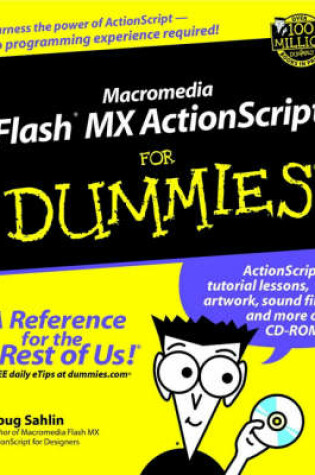Cover of Macromedia Flash MX ActionScript for Dummies