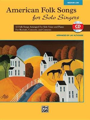 Cover of American Folk Songs for Solo Singers