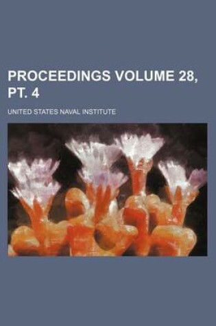 Cover of Proceedings Volume 28, PT. 4