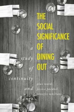 Cover of The Social Significance of Dining out