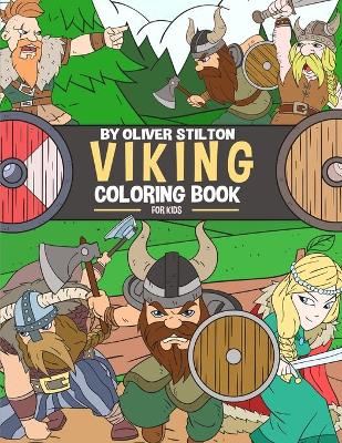 Book cover for Viking Coloring Book for Kids