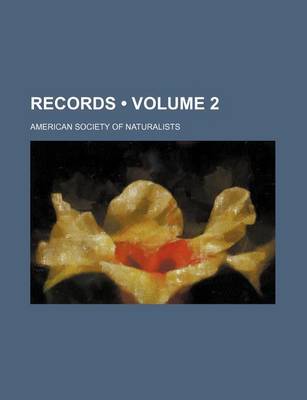 Book cover for Records (Volume 2)