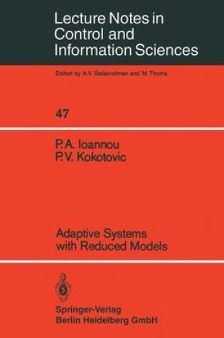 Cover of Adaptive Systems with Reduced Models