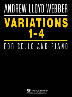Book cover for Variations 1-4 for Cello and Piano
