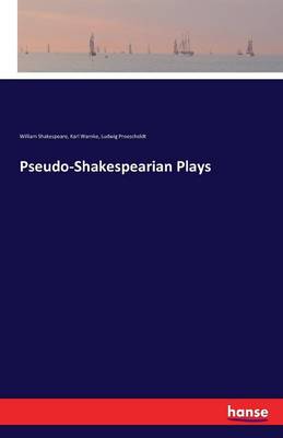 Book cover for Pseudo-Shakespearian Plays