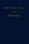 Book cover for Aristoteles Latinus