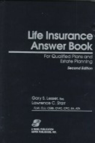 Cover of Life Insurance Answer Book CB