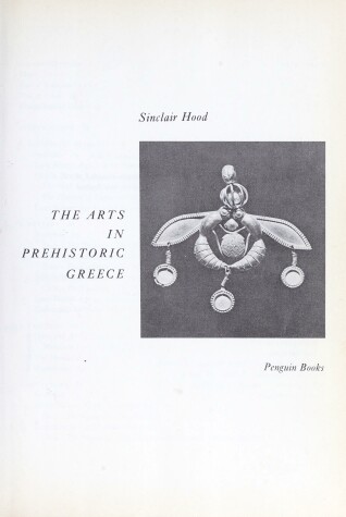 Book cover for Arts in Prehistoric Greece