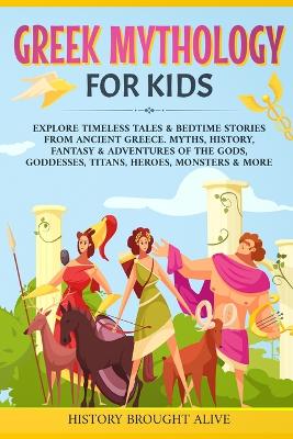 Book cover for Greek Mythology For Kids