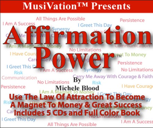 Book cover for Affirmation Power 6 Audio Program