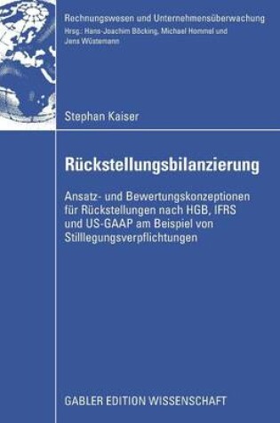 Cover of Rückstellungsbilanzierung