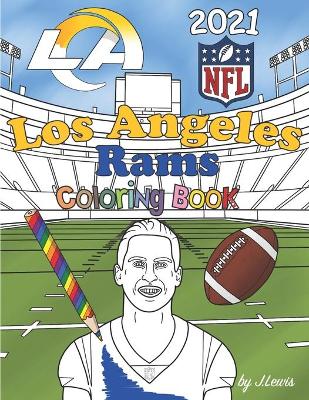 Book cover for Los Angeles Rams Coloring Book 2021