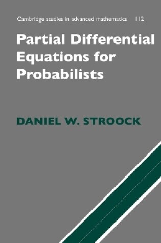 Cover of Partial Differential Equations for Probabilists