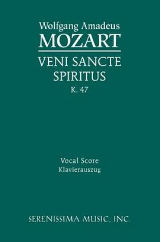 Cover of Veni Sancte Spiritus, K.47