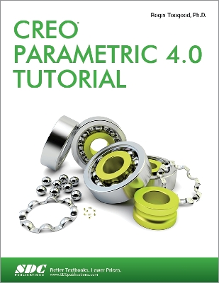 Book cover for Creo Parametric 4.0 Tutorial