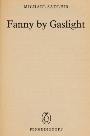 Cover of Fanny by Gaslight