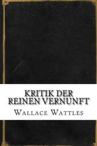 Cover of Kritik Der Reinen Vernunft