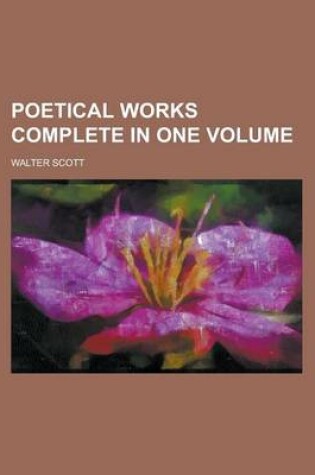 Cover of Poetical Works Complete in One Volume