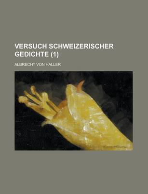 Book cover for Versuch Schweizerischer Gedichte (1 )