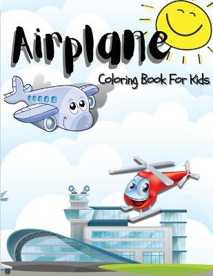 Book cover for Airplane Coloring Book