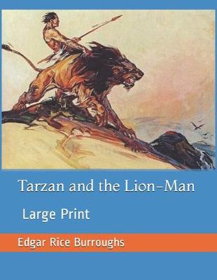 Book cover for Tarzan and the Lion-Man