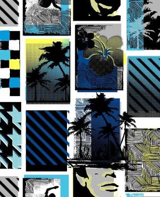 Book cover for Tropical Surfer Summer Notebook