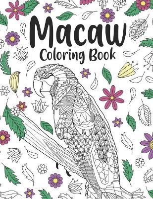 Book cover for Macaw Coloring Book