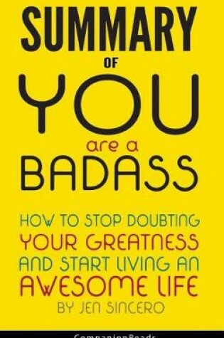 Cover of Summary of You Are a Badass