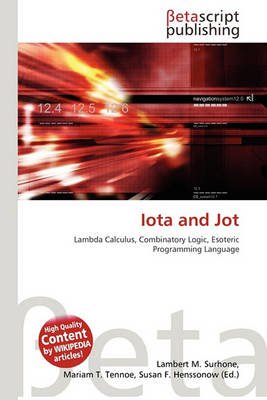 Cover of Iota and Jot